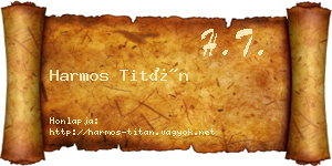 Harmos Titán névjegykártya